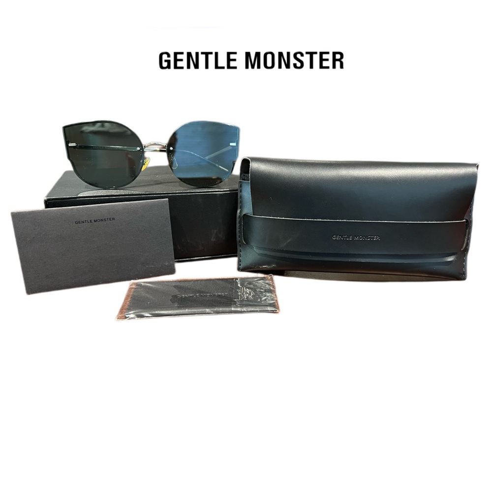 Gentle Monster Cat Eye Stainless Steel Sunglasses